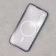 Etui Magnetic Dual Glass MagSafe do Samsung Galaxy S23, zielone