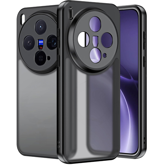 Etui do Vivo X300, Fusion Hybrid, matowe czarne