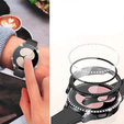 2w1 Etui + Szkło Hartowane do Samsung Galaxy Watch 4 44mm, Czarne