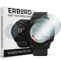 2x Szkło Hartowane ERBORD do Garmin Fenix 6X/6X PRO, Szybka