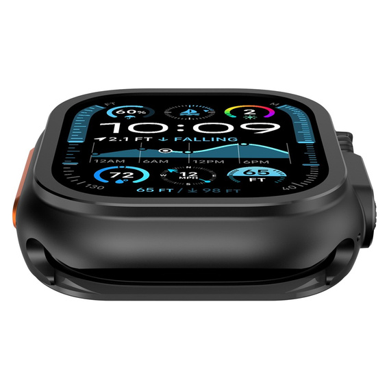 Metalowe etui ochronne do Apple Watch Ultra 3 / Ultra 2 / Ultra 49mm, czarne