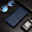 Etui z klapką do T Phone 3 5G, Wallet Rhombus, niebieskie