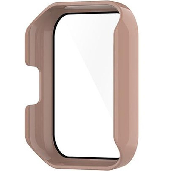 Etui z wbudowanym szkłem do Huawei Watch Fit 2, Rose Gold