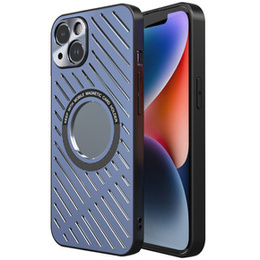 Etui R-JUST RJ57 do iPhone 14, pancerne, do MagSafe, niebieskie