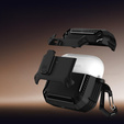 Etui ochronne do AirPods Pro 3, karabińczykiem, czarne