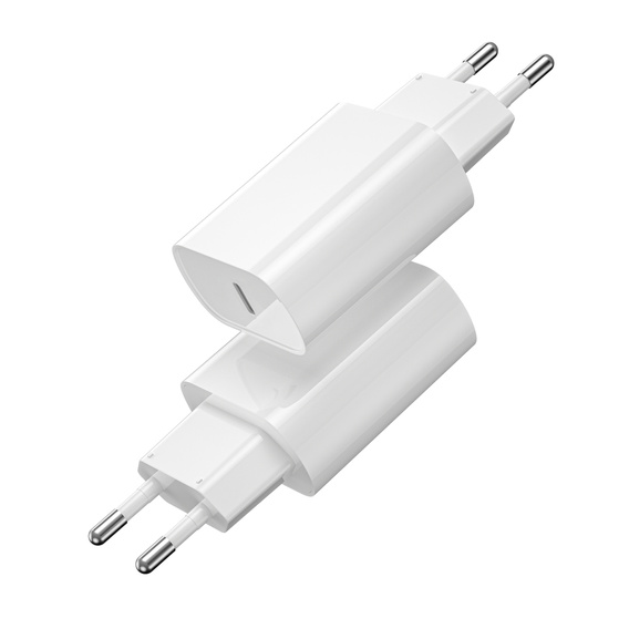 Ładowarka sieciowa WIWU Wi-001 20W, USB-C, Biała