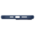 Etui Spigen do iPhone 14 Pro, Silicone Fit MagSafe, Navy Blue