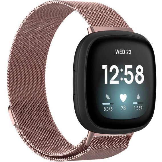 Pasek Bransoleta do Fitbit Versa 4 / Sense 2, Różowy