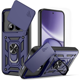 Etui pancerne do Xiaomi Redmi Note 15 Pro 4G, CamShield Slide, niebieskie