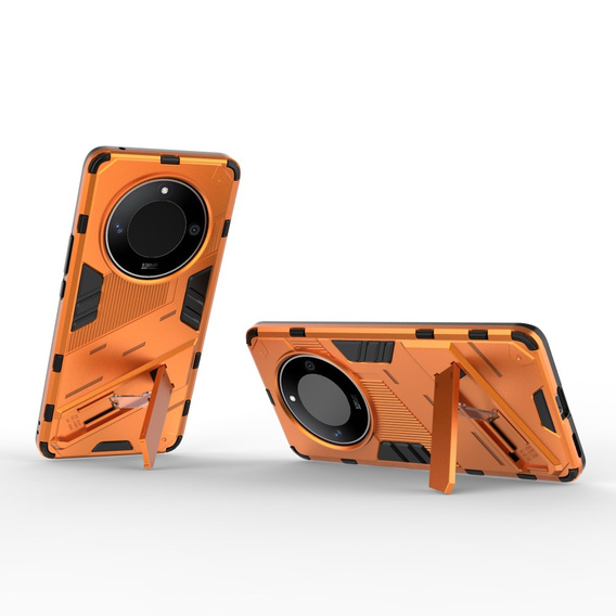 Etui do Honor Magic 6 Lite 5G, Military kickstand, pomarańczowe