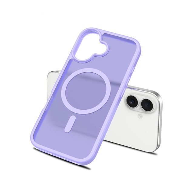Etui do iPhone 17, Matt Case, do MagSafe, matowe fioletowe