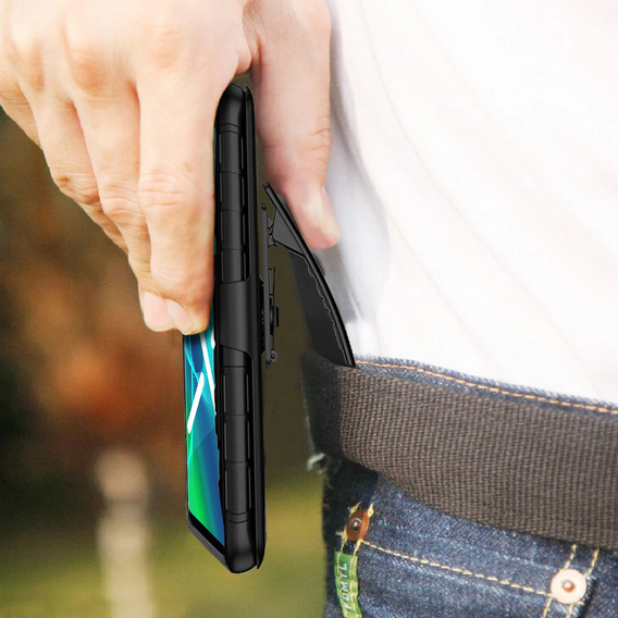 Etui Heavy Duty Hybrid do Samsung Galaxy S10 Plus, Black
