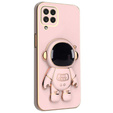 Etui do Samsung Galaxy A22 4G, Astronaut, różowe rose gold