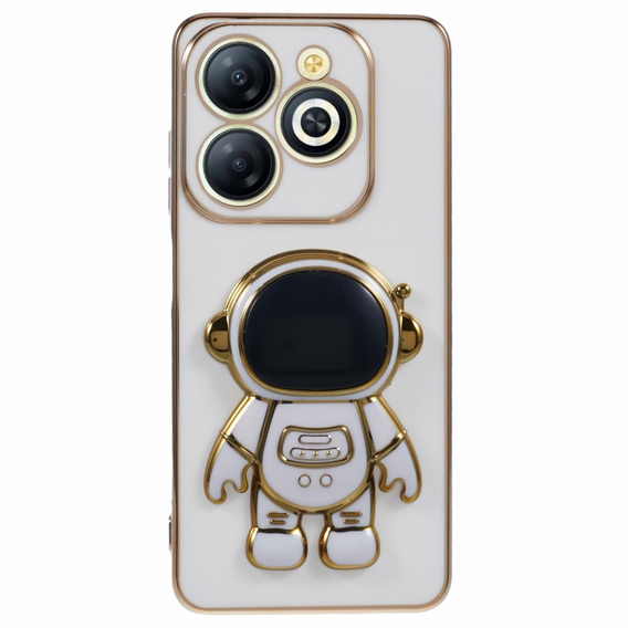 Etui do Infinix Hot 40i, Astronaut, białe