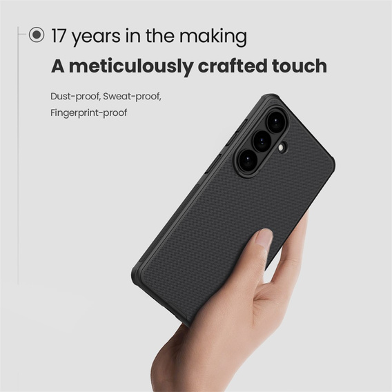 Etui NILLKIN do Samsung Galaxy S26, Frosted Shield, do MagSafe, czarne