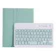 Etui z klawiaturą bluetooth do iPad mini 8.3" 2021 (6 gen.) / iPad mini 8.3" 2024 (7 gen.), Zielone