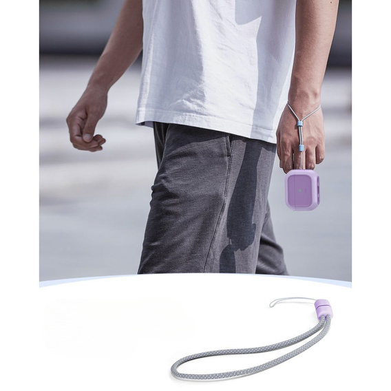 ESR Etui na słuchawki Airpods Pro 3, Orbit Halolock MagSafe, lavender
