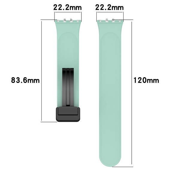 Pasek Silikonowy do Samsung Galaxy Fit 3, Jasnozielony