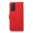 Etui Wallet do Xiaomi Redmi Note 11/11S, KHAZNEH, Dual Color, Red