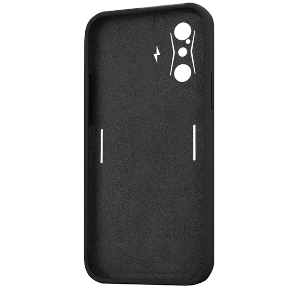 Etui do Xiaomi POCO F4 GT, Silicone Lite, czarne