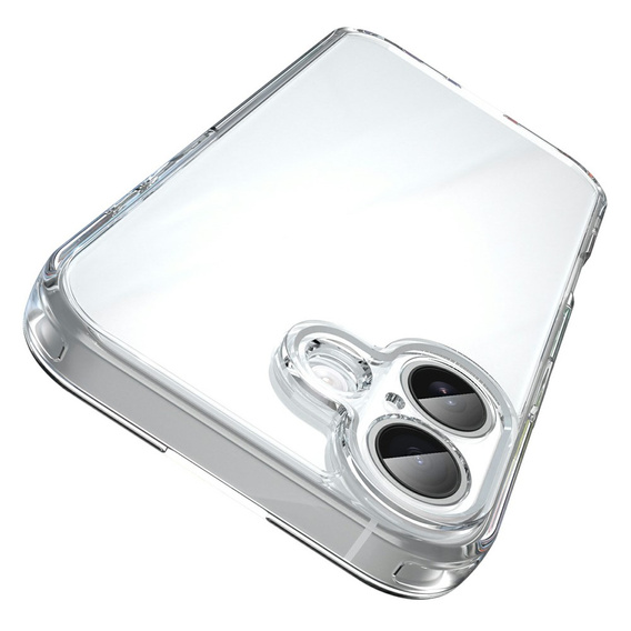 Etui do iPhone 17, z ochroną aparatu, przezroczyste