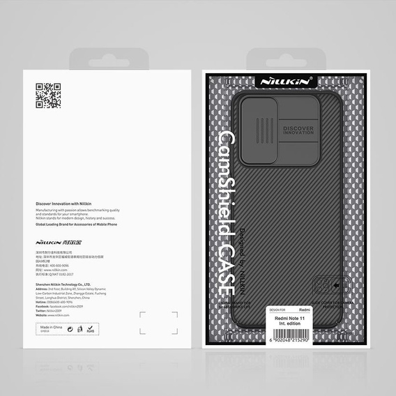 Etui NILLKIN do Xiaomi Redmi Note 11, CamShield Case, Blue