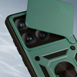 Etui pancerne do Motorola Edge 60 / 60 Fusion, CamShield Slide, zielone