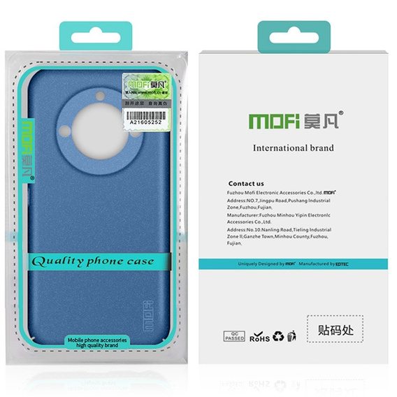 Etui MOFI do Realme 11 Pro / Pro+ Plus, cienkie, niebieskie