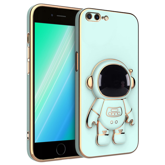 Etui do iPhone 7 Plus / 8 Plus, Astronaut, miętowe