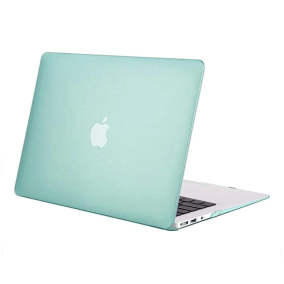 Etui do Macbook Air 13 A1466/A1369, Hard Case Obudowa, Pokrowiec Półprzezroczysty Miętowy Zielony