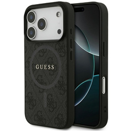 Etui GUESS do iPhone 17 Pro, 4G Ring Classic Logo, czarne
