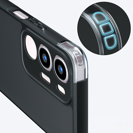 Etui do Vivo Y19s, Fusion Hybrid, przezroczyste
