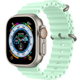 Pasek Silikonowy do Apple Watch 1/2/3/4/5/6/7/8/9/10/11/SE 38/40/41/42mm, Turkusowy