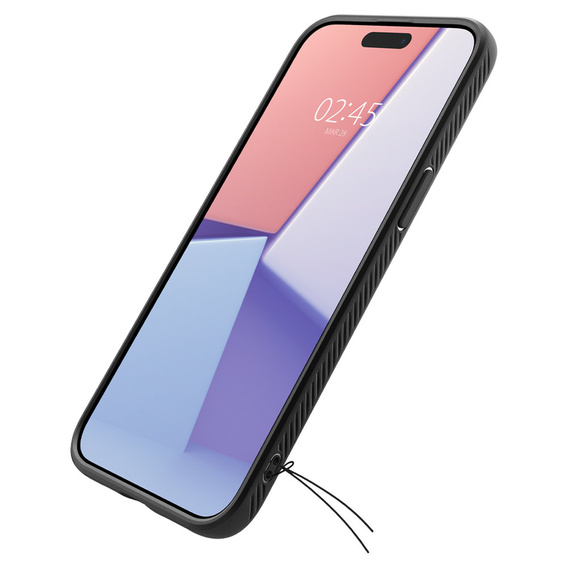 Etui Spigen do iPhone 15 Pro, Liquid Air, Czarne