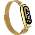 Pasek Bransoleta Milanese do Xiaomi Smart Band 10 / 9 / 8, Złoty