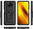 Etui pancerne do Xiaomi Poco X3 NFC, Nox Case Ring, czarne