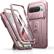 Etui pancerne do Google Pixel 9 Pro XL, Dexnor Full Body (Two Frames), różowe