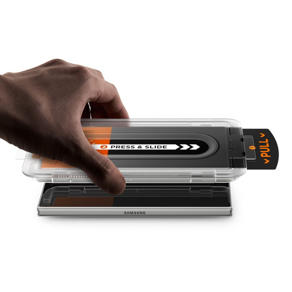 Szkło Spigen do Galaxy Z Fold7 – kompatybilne z etui, zaokrąglone krawędzie 2.5D