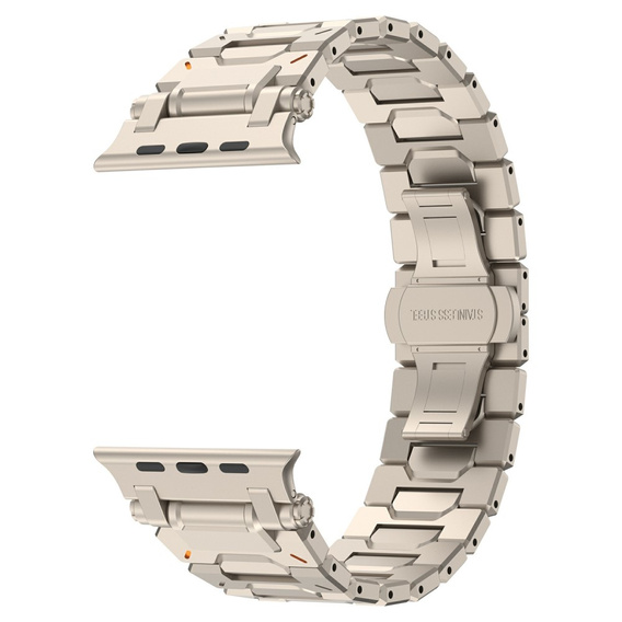 Bransoleta do Apple Watch 1/2/3/4/5/6/7/8/9/10/11/SE Ultra 1/2/3 42/44/45/46/49mm, Tytanowa