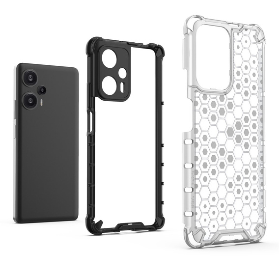 Etui Honeycomb do Xiaomi Poco F5, Niebieskie