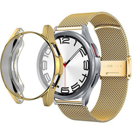 Bransoleta + Etui do Samsung Galaxy Watch 6 Classic 43mm, Złota