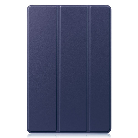 Etui do Samsung Galaxy Tab S10 Lite / S10 FE / S9 FE, Tri-fold, z miejscem na rysik, granatowe