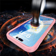 Etui do iPhone 17 Pro Max, Shockproof, ze szkłem, do MagSafe, różowe