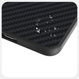 Etui do Samsung Galaxy S25 Edge, ABEEL Efekt karbonu, do MagSafe, czarne