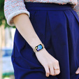 Bransoleta  z Diamentami do Xiaomi Smart Band 8 Pro / Xiaomi Smart Band 9 Pro, Złote
