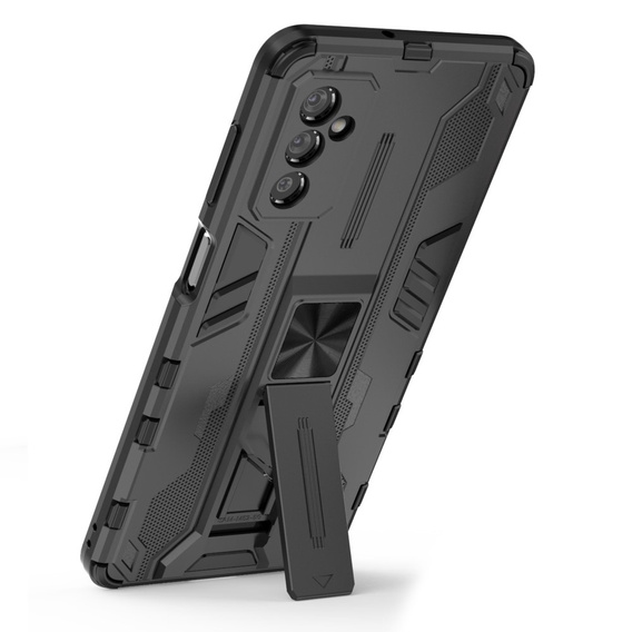 Etui do Samsung Galaxy M52 5G, Military kickstand, czarne