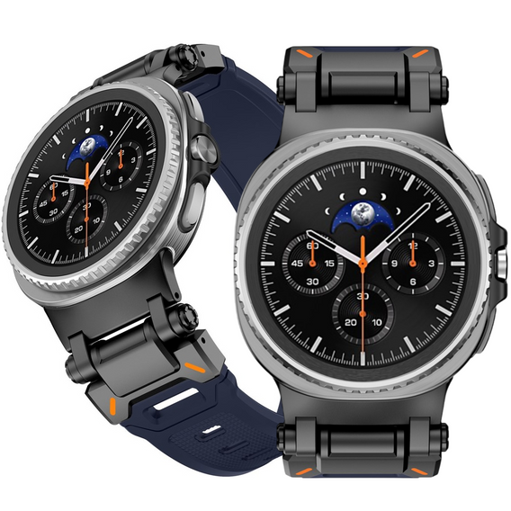 Pasek Silikonowy do Samsung Galaxy Watch 8 / 8 Classic, Granatowy