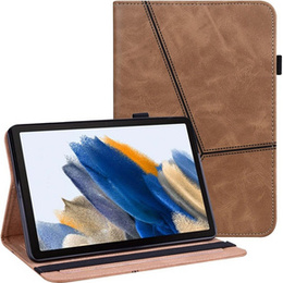 Etui do Samsung Galaxy Tab A9+, Classic, z miejscem na rysik, brązowe