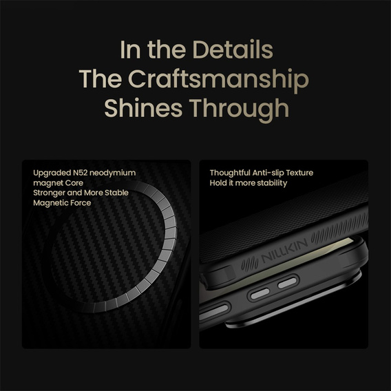 Etui do Samsung Galaxy S26 Ultra, Carboprof Case, do Magsafe, czarne