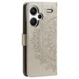 Etui z klapką do Xiaomi Redmi Note 13 Pro+, Mandala, złote